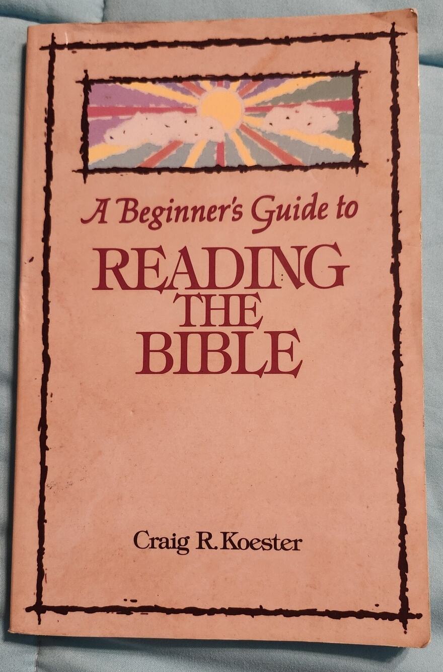 Book | A Beginner’s Guide to Reading the Bible by C.R.K. Vintage | 1991